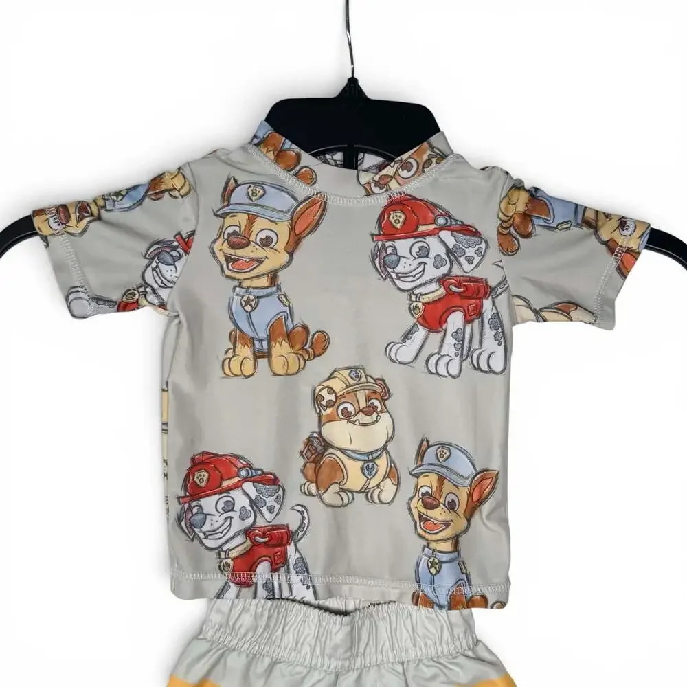 Paw Patrol Toddler Boy 12M 2-Piece Short Sleeve and Swim Shorts Set